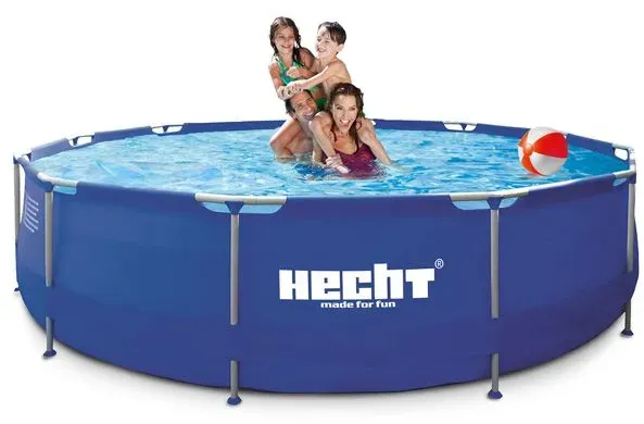 Stahlrahmen-Pool rund HECHT 3476 BLUESEA