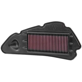 K&N HA-1513 Motorrad Tauschluftfilter, Rot