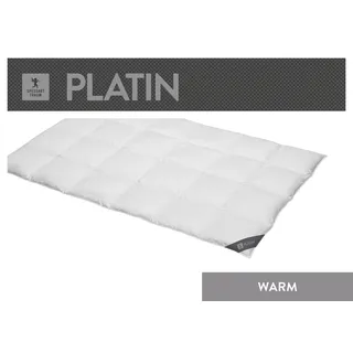 SPESSARTTRAUM Daunendecke Platin warm, Füllung: 100% Daunen 155x200 cm