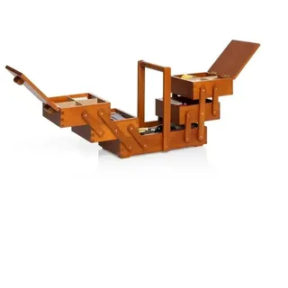 Prym Nähkorb Nähkasten Holz dunkel