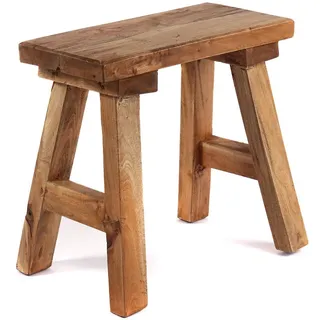 DESIGN DELIGHTS HOCKER Natur, Holz, 50x52x24 cm, Wohnzimmer, Hocker, Sitzhocker,