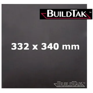 BuildTak Druckbettbeschichtung Original 3D Printing Surface - Black 332 x 340 mm BT340X332