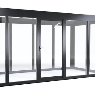 sunelements Zusatztür Acrylglas Klar 6 mm für SunGarden Anthrazit-Metallic