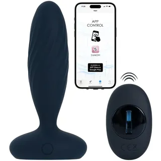 Analvibrator „Jordan“ mit Stoß-Funktion, blau