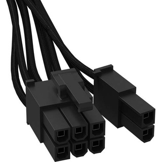be quiet! BeQuiet Computer, Strom Kabel [1x ATX-Stecker 8pol. (6+2) - 1x 12 PIN-Stecker (Netzteil)] 0.60 m Schwarz