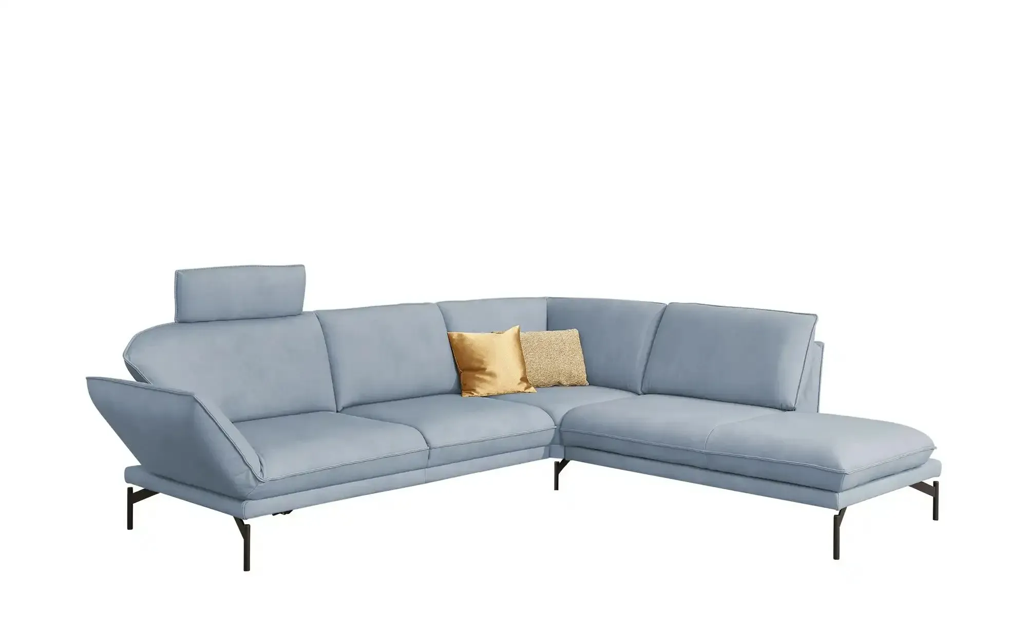 himolla Ecksofa  1478 ¦ blau ¦ Maße (cm): B: 275 H: 87