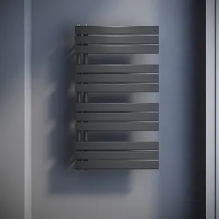 Sonni Badheizkörper Handtuchhalter Weiß Handtuchwärmer Panel Handtuchtrockner,1038x600mm Seitenanschluss