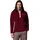 1/2 Snap Pull Over Fleecejacke Rich Wine/Eraser Pink L