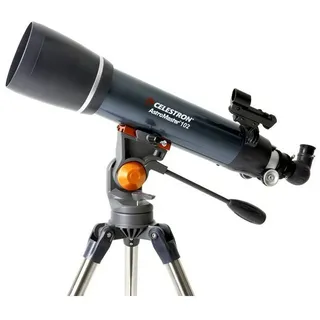 Celestron Teleskop AstroMaster 102AZ, Set, Linsenteleskop, 102/660mm, mit Stativ & Zubehör