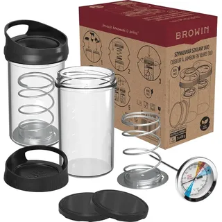lilawelt24 Glasschinkenkocher - Duo-Set Schinkenkocher Druckschinkenkocher, Fleischpresse