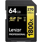 Lexar SDXC Professional Type Gold - 1800x 270MB/s V60 II 64 GB