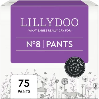 LILLYDOO hautfreundliche Pants, Größe 8 (19+ kg), Monatsbox (75 Stück)