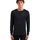Langarmshirt Schwarz M