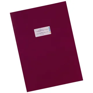 Herma Heftumschlag weinrot Papier A4