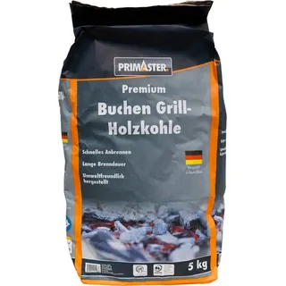 Primaster Holzkohle 5 kg Buche schwarz