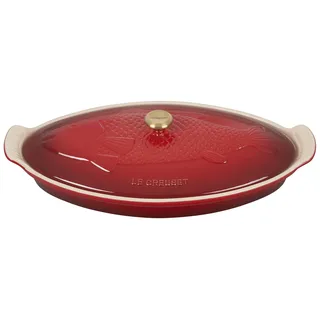 Le Creuset Le Creuset Auflaufform Fisch 'Kirschrot'