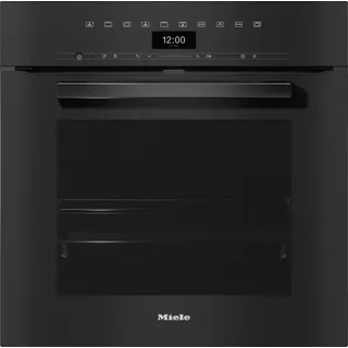 H 7460 BP Obsidianschwarz Einbau-Dampfbackofen