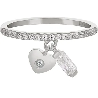Cai caï Ring 925/- Sterling Silber Zirkonia 048 (15,3) Damen