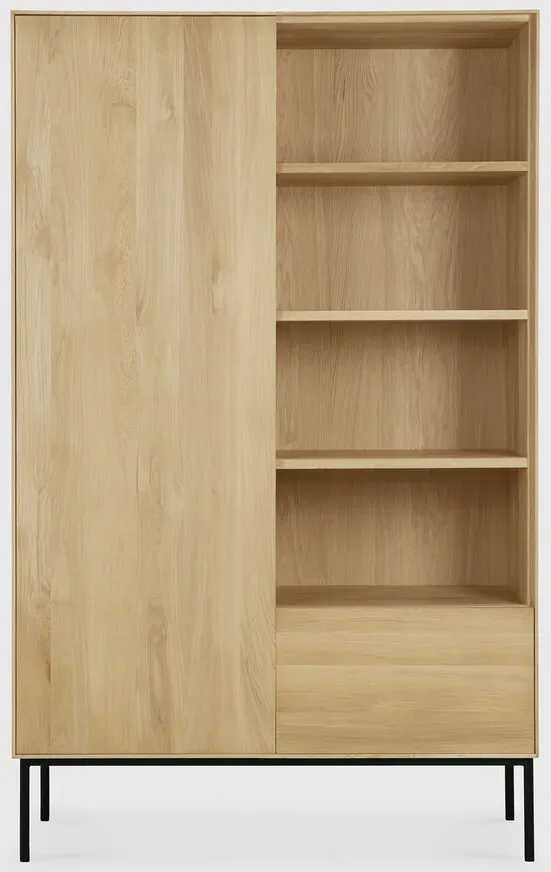 Ethnicraft Whitebird Indoor Schrank Eichenholz 110x45x178 cm - Schwarz