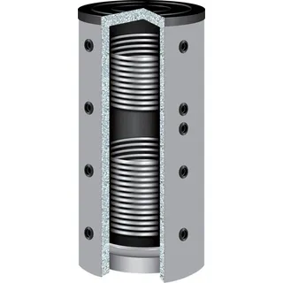 TWL Technologie 4000 Liter TWL Pufferspeicher Typ PR2 4000, zwei Wärmetauscher