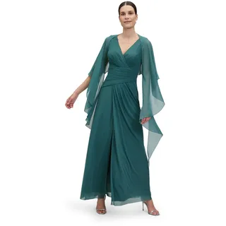 Vera Mont Damen Chiffonstola mit Volant", Dark Emerald,S - S