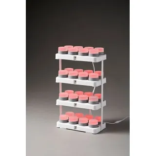 Duni LED Mini Lamp, wiederaufladbar, 8er Set 48 x Ø 50 mm 13 Std. Weiß, - Weiß