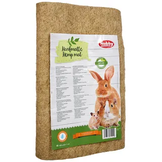 Nobby Hanfmatte für Hamster Nager, 100 x 40 x 1 cm, 1 Stück