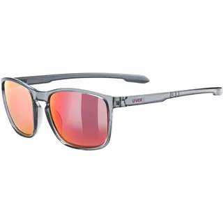 Uvex LGL 52 Sonnenbrille - Smoke - Mirror Red/CAT3