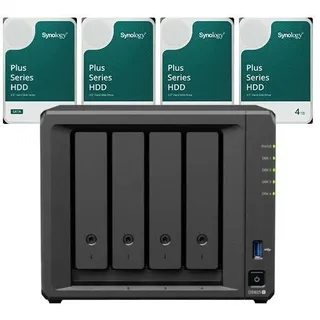 Synology DS925+ DiskStation + 16TB 4x Synology Plus 3.5" SATA 6Gb/s Festplatte 4 TB