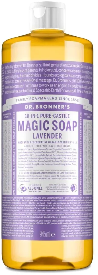 Dr. Bronner's Flüssigseife MAGIC SOAP Lavendel 945 ml