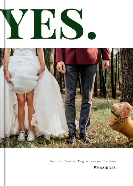 Digital "I Do." im Format A4 hoch
