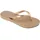 Vi Flip-Flop Gold Synthetik Schuhe