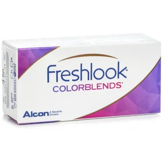 FreshLook ColorBlends mit Stärke (2 Linsen) - mit Stärke PWR:-4, BC:8.6, DIA:14.5, COLOR:Turquoise