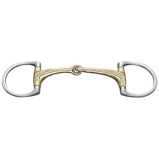 Herm Sprenger Sprenger Dynamic RS Olivenkopfgebiss mit D-förmigem Ring 16 mm einfach gebrochen - Sensogan, 115 mm Weite