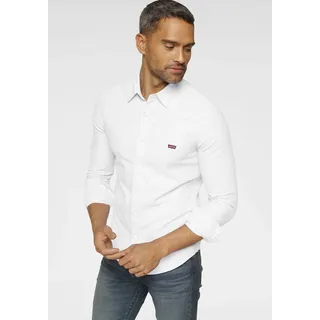 Levi's Battery Housemark Slim Langarmhemd White M