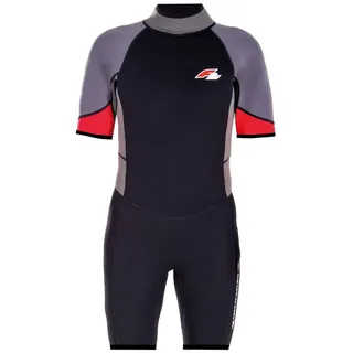 F2 Herren Neopren Anzug Rebel - Shorty 3/2 mm M Rot 2024/25