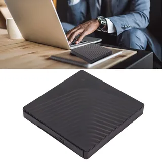 Tragbares Externes DVD Laufwerk (Brenner) Mit USB 3.0/2.0 (5 Gbit/S) Für Laptops Optisches Laufwerksgehäuse 12,7 Mm / 9,5 Sata DVD±Rw, Ideal Notebooks, Pcs Und Macs, Ultrakompaktes Design Unterwegs,