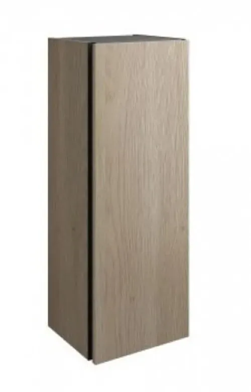 burgbad Junit Halbhoher Schrank UHHX035, Anschlag links, eine Tür, Breite: 350mm, UHHX035LF3150G0175, Farbe: Eiche Dekor Cashmere / Eiche Dekor Cashmere