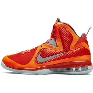 Nike Damen Lebron IX Basketballschuh, Orange/Reflect SIL, 37.5 EU