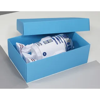 Buntbox XL Geschenkboxen 8,6 l blau 34,0 x 22,0 x 11,5 cm