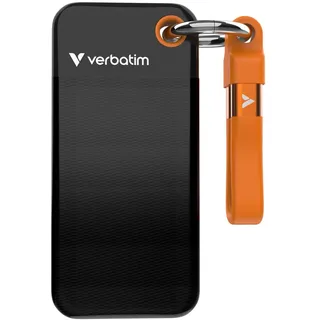 Verbatim Pocket SSD extern, Schwarz/Orange