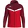 Kapuzenjacke Rot/Weinrot 128
