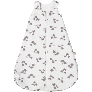 Ergobaby Baby-Schlafsack Winter Neugeborene 56-62 Baumwolle, Winterschlafsack Baby 0-6 Monate TOG 2.5, Elephant