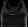 W NK SWSH LGT SPT BRA BLACK/WHITE