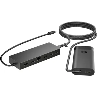 HP Universal USB-C Hub und Laptop Netzteil