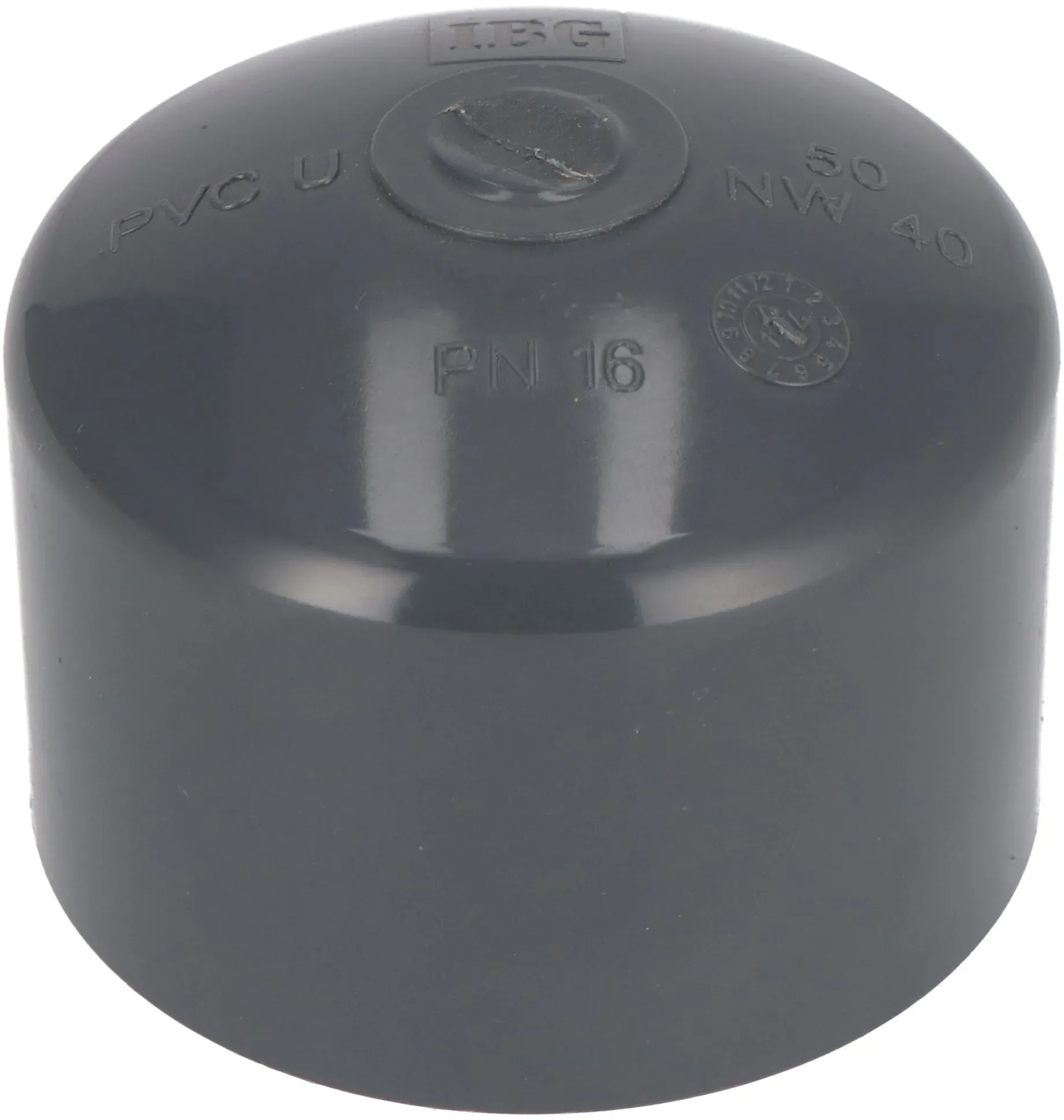 PVC Endkappe 50mm Klebemuffe