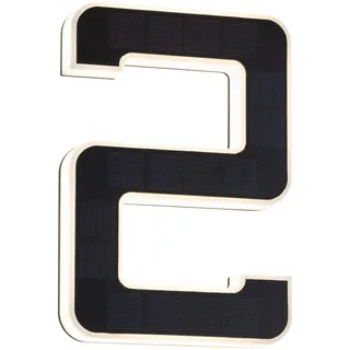 Paulmann 79843 Solar-Hausnummernleuchte 0.20W Warmweiß Schwarz