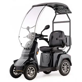 VELECO Elektroroller GRAVIS mit Dach GRAU