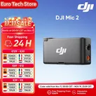 Dji Mic 2 Wireless Laval ier Mikrofon Rausch unterdrückung 32bit 48kHz schwimmende interne Aufzeichnung 250m Reichweite 18h Batterie mit Lade koffer