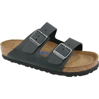 Birkenstock Arizona Weichbettung Naturleder geölt schwarz 43